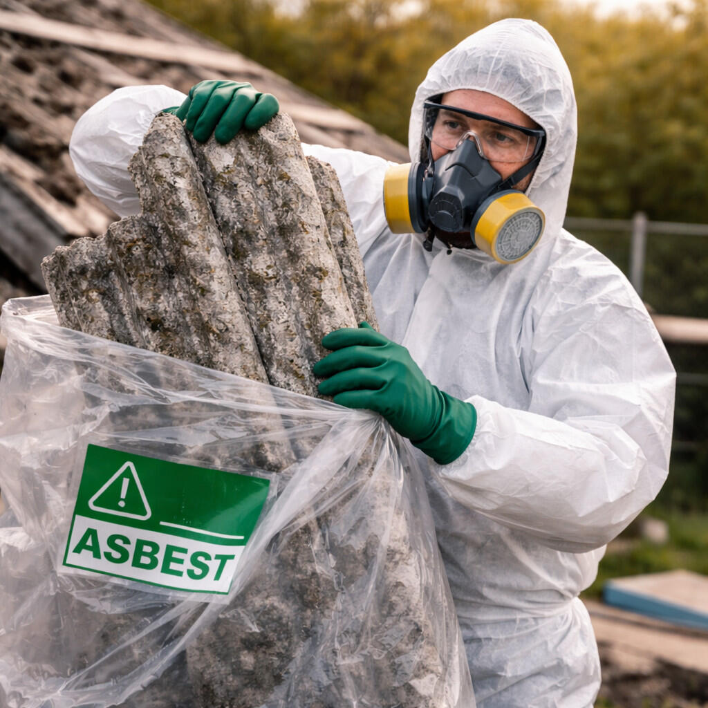 Asbestsanierung im Freien